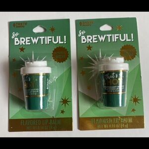 BOGO: “So Brewtiful” by Taste Beauty: Peppermint Mocha Flavored Lip Balm - Green